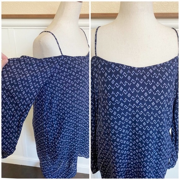 Cloth & Stone Cold Shoulder Swing Dress in‎ True Navy - XS - Picture 5 of 7